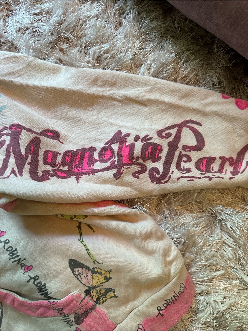 NWT Magnolia Pearl Awaken Sleeping Heart Isola Hoodie - Picture 6 of 11